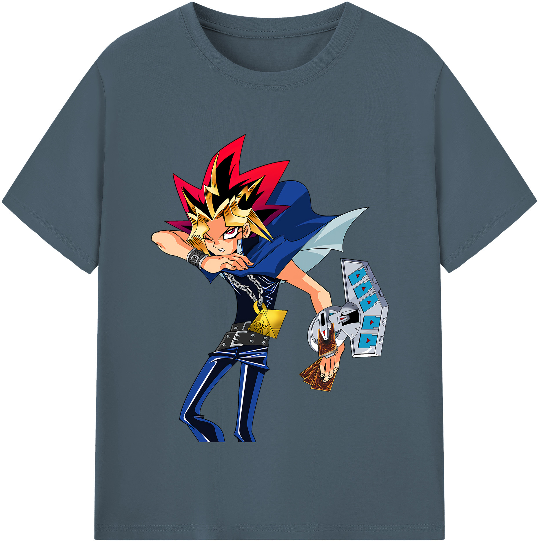 （画像用） 遊☆戯☆王 Yu-Gi-Oh! 綿100％半袖Tシャツ（フロントプリント）